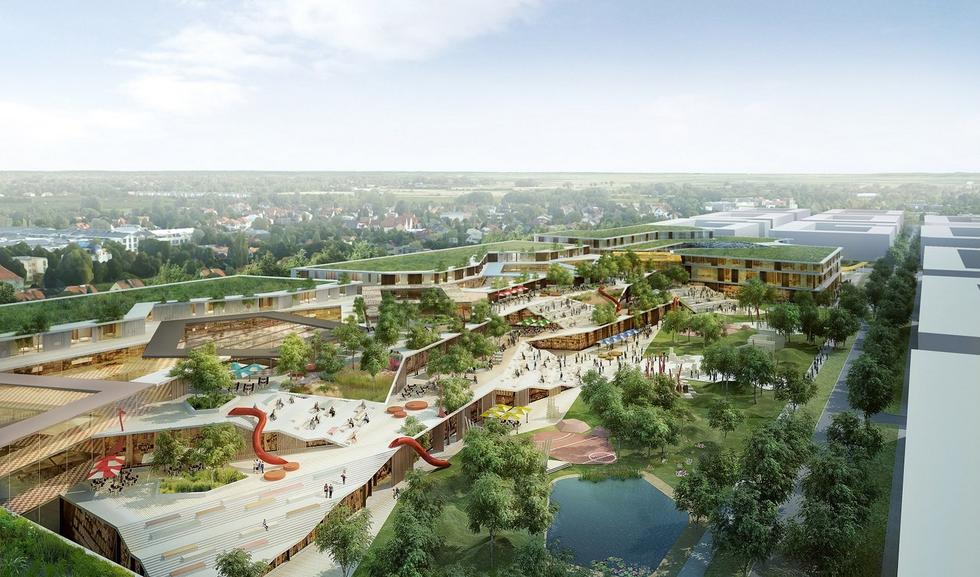 Nowe centrum Wilanowa według Atelier Thomas Pucher